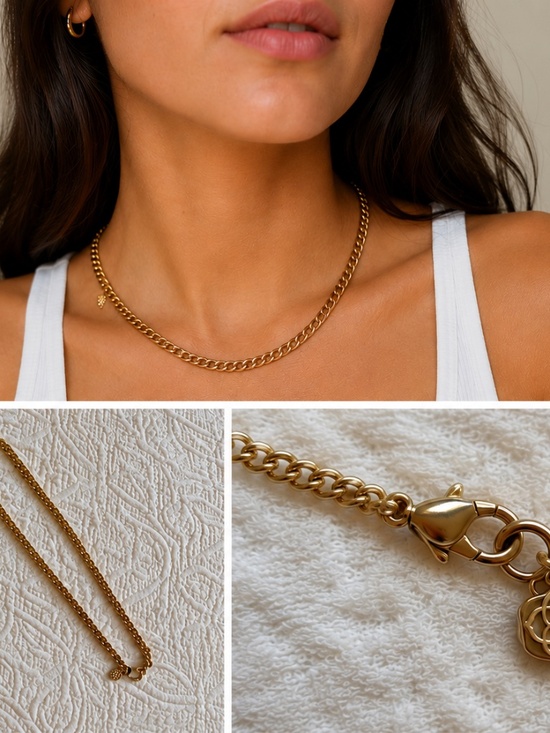 Kendra Scott Jewelry - Kendra Scott Cuban Curb Chunky Chain Necklace Gold Tone